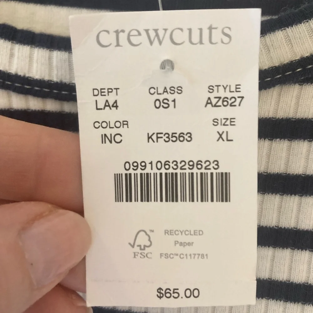 Crewcuts new tag